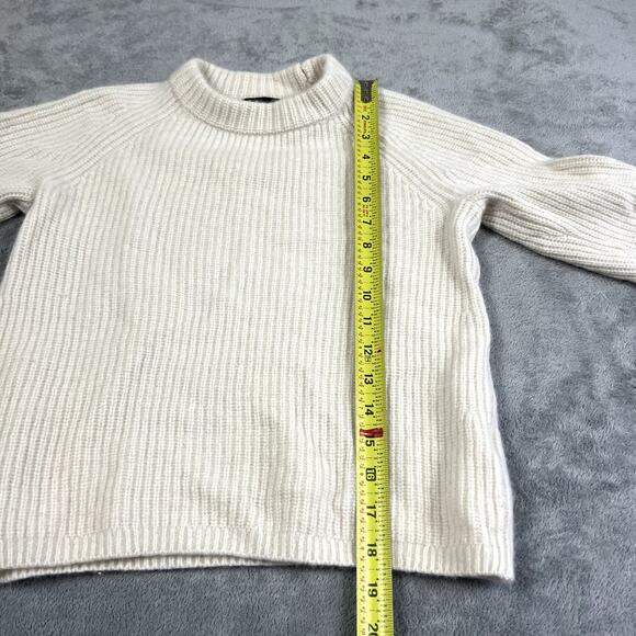 Quince Women's XS 100% Cashmere Sweater White Knit Quiet Luxury - Picture 7 of 9